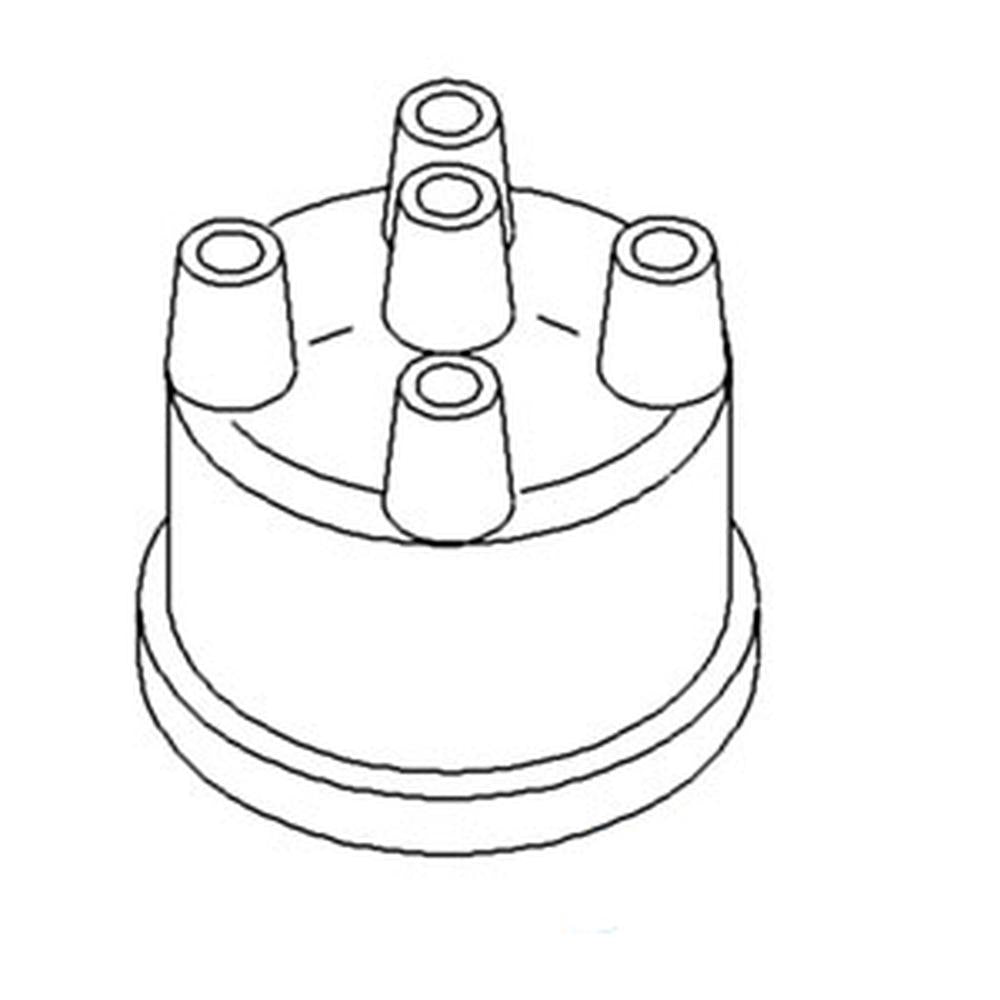 Distributor Cap Fits 2000 2000-4000 4 CYLINDER 4000 501 501 Series 600 600 Serie