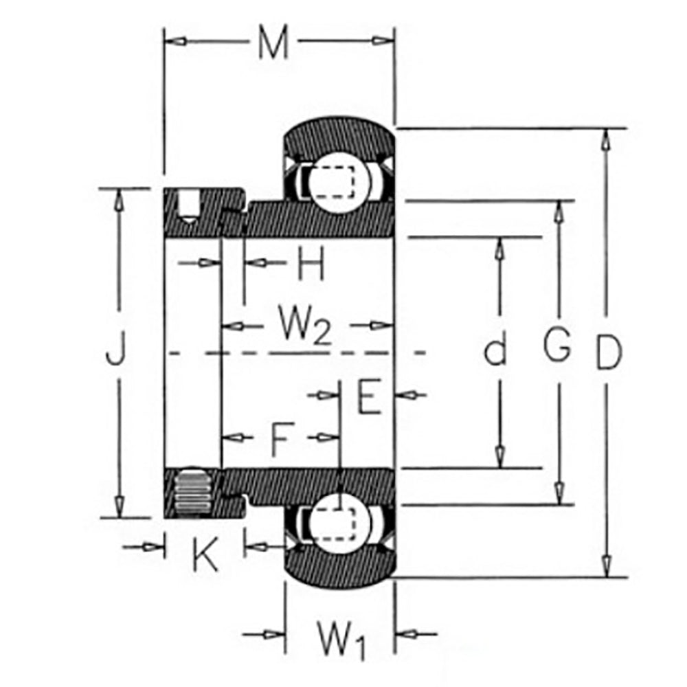 990295 Spherical Ball Bearing Fits Long