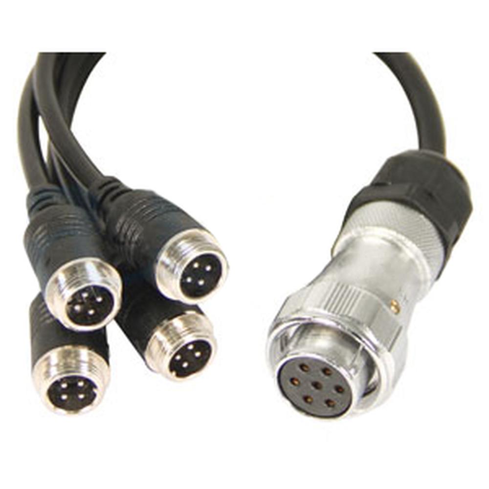 Camera End CabCam Short 4 Way Splitter Fits Universal Products Replaces C4SPL