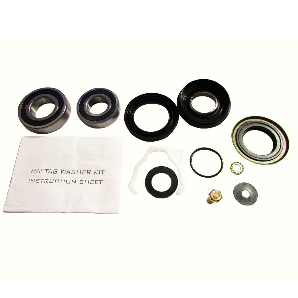 11145 Whirlpool Washer Front Loader Seal 2 Bearings and Washer Kit 12002022