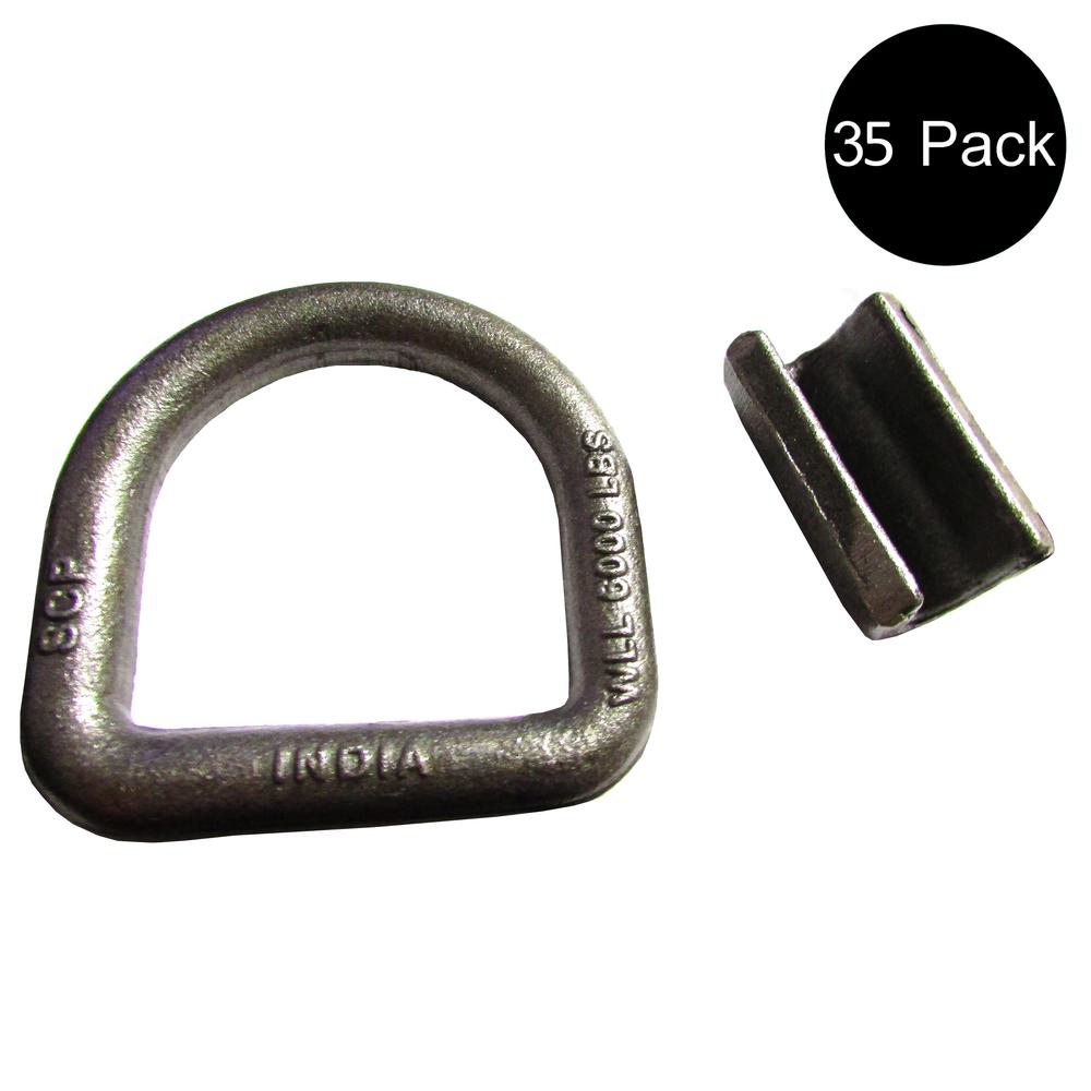 Qty 35: 5/8" Weld On D-Ring Fits Universal Products Replaces OTK20-0223_x35