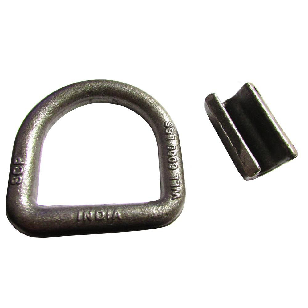 Set of (60) Heavy Duty 5/8" Weld-On D-Rings for Tie-Down on Trucks Trailers