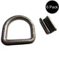 N/A Qty 6: 5/8" Weld On D-Ring Fits Universal Products Universal Fit