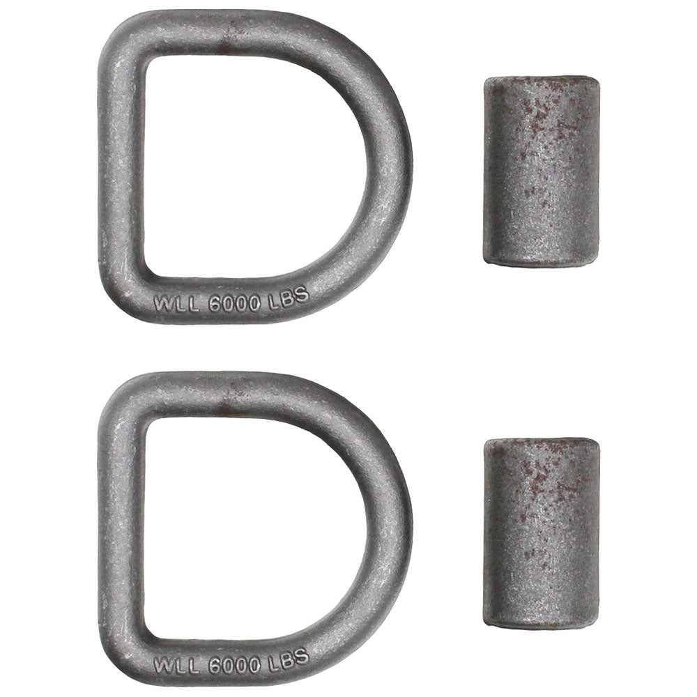 N/A Qty 2: 5/8" Weld On D-Ring Fits Universal Products Universal Fit