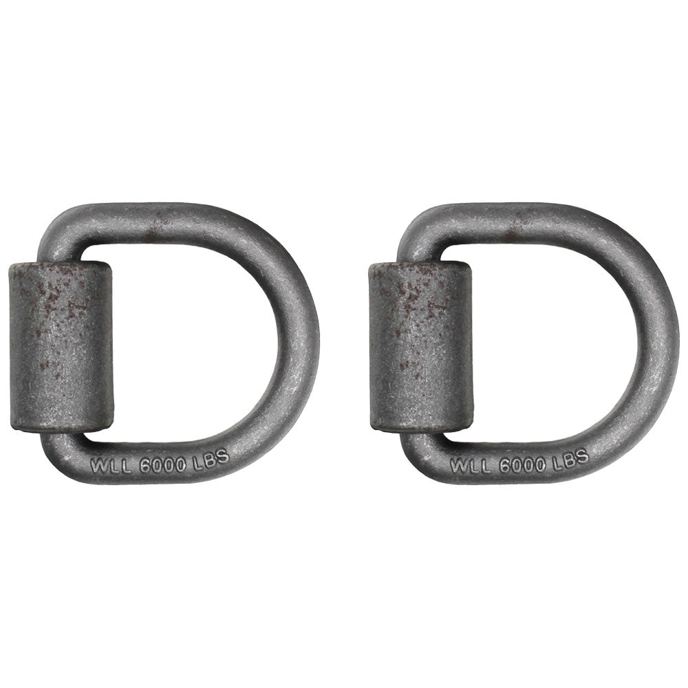 N/A Qty 2: 5/8" Weld On D-Ring Fits Universal Products Universal Fit
