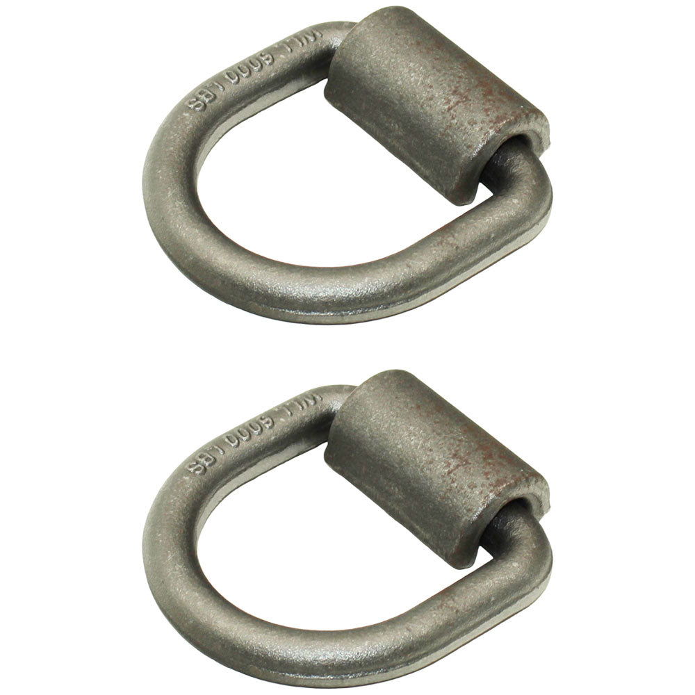 N/A Qty 2: 5/8" Weld On D-Ring Fits Universal Products Universal Fit