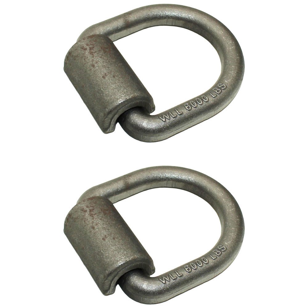 N/A Qty 2: 5/8" Weld On D-Ring Fits Universal Products Universal Fit