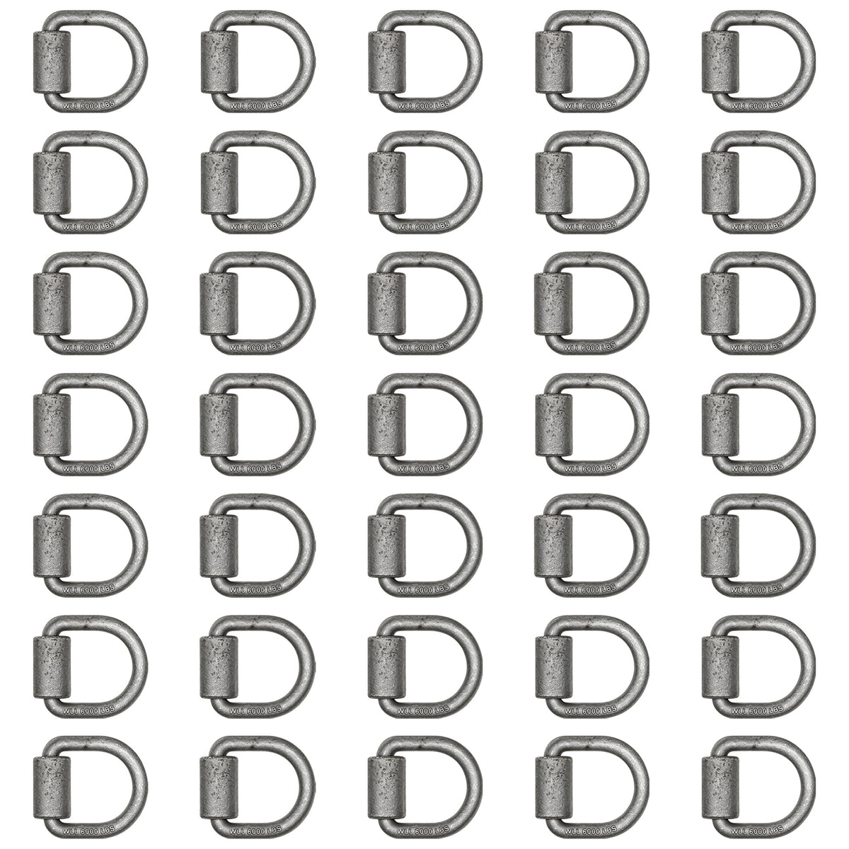 35 5/8" D Rings Weld On Tie Down Flatbed Truck Trailer Chain Straps Rope D Ring