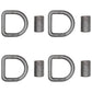 (4) 5/8" Weld On Forged D-Ring Truck Trailer Chain Rope Tie Down 18,000 Rated
