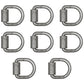 N/A Qty 8: 5/8" Weld On D-Ring Fits Universal Products Universal Fit