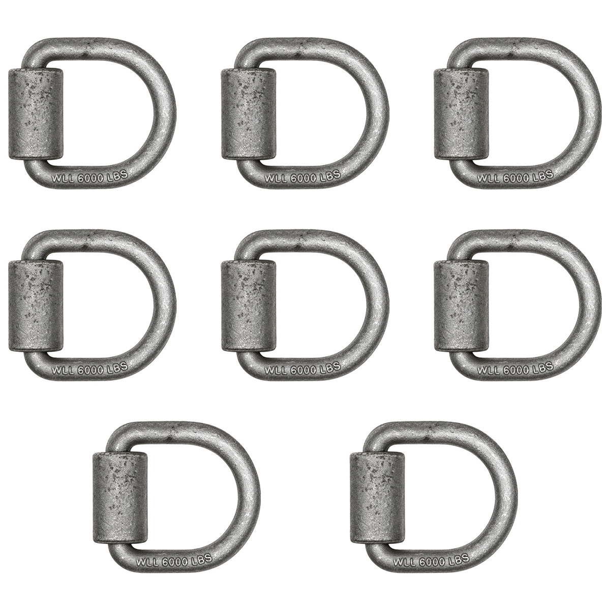 N/A Qty 8: 5/8" Weld On D-Ring Fits Universal Products Universal Fit