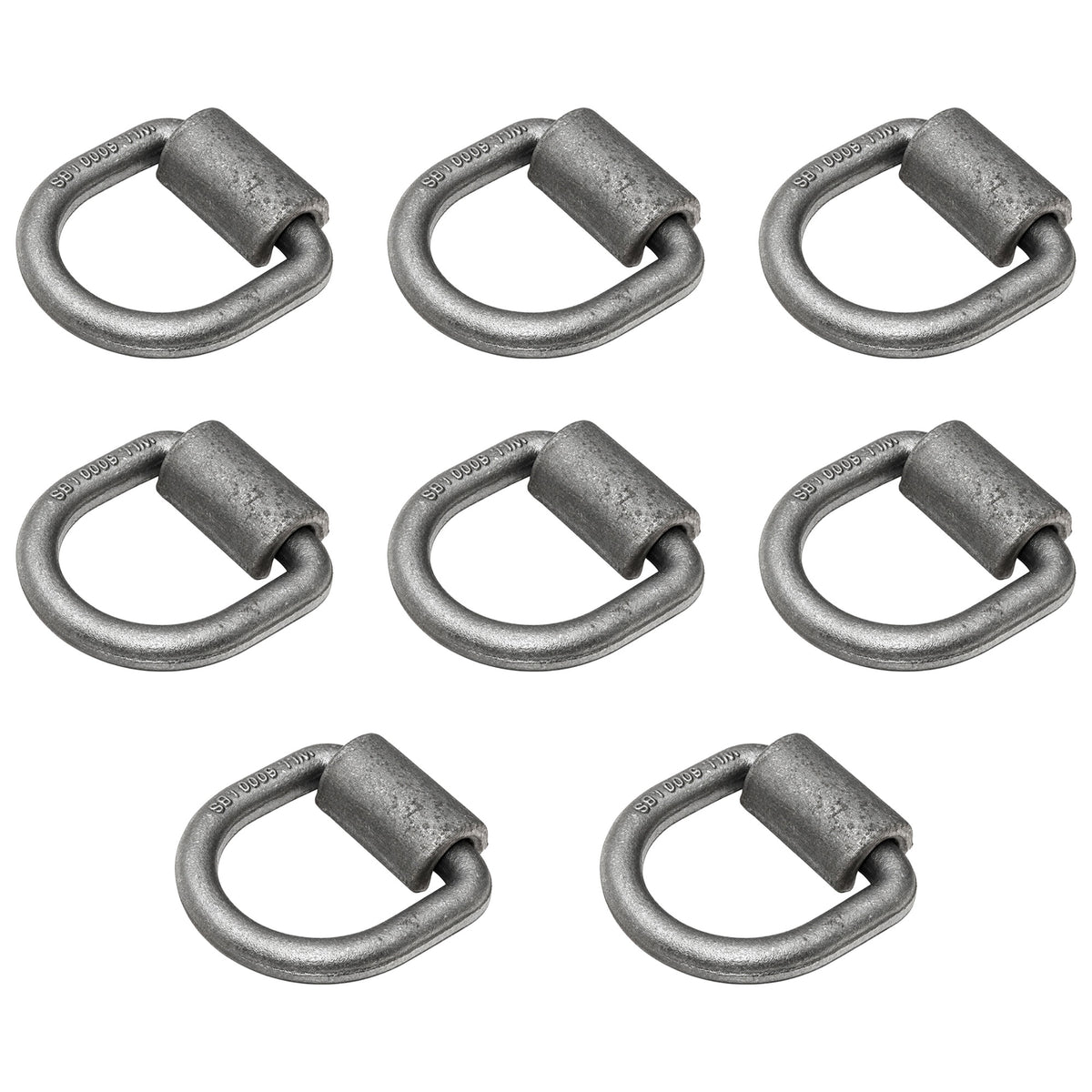 N/A Qty 8: 5/8" Weld On D-Ring Fits Universal Products Universal Fit