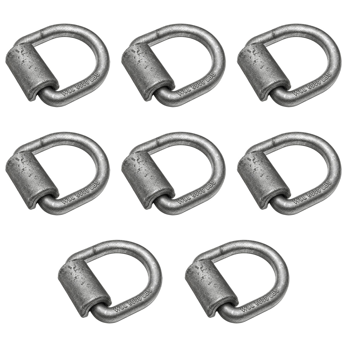 N/A Qty 8: 5/8" Weld On D-Ring Fits Universal Products Universal Fit