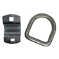 DR050-SC 1/2" Bolt-on D-Ring & Clip Fits Universal