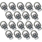 DR050-SC Qty 18: 1/2" Bolt-on D-Ring & Clip Fits Universal