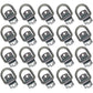 DR050-SC Qty 20: 1/2" Bolt-on D-Ring & Clip Fits Universal