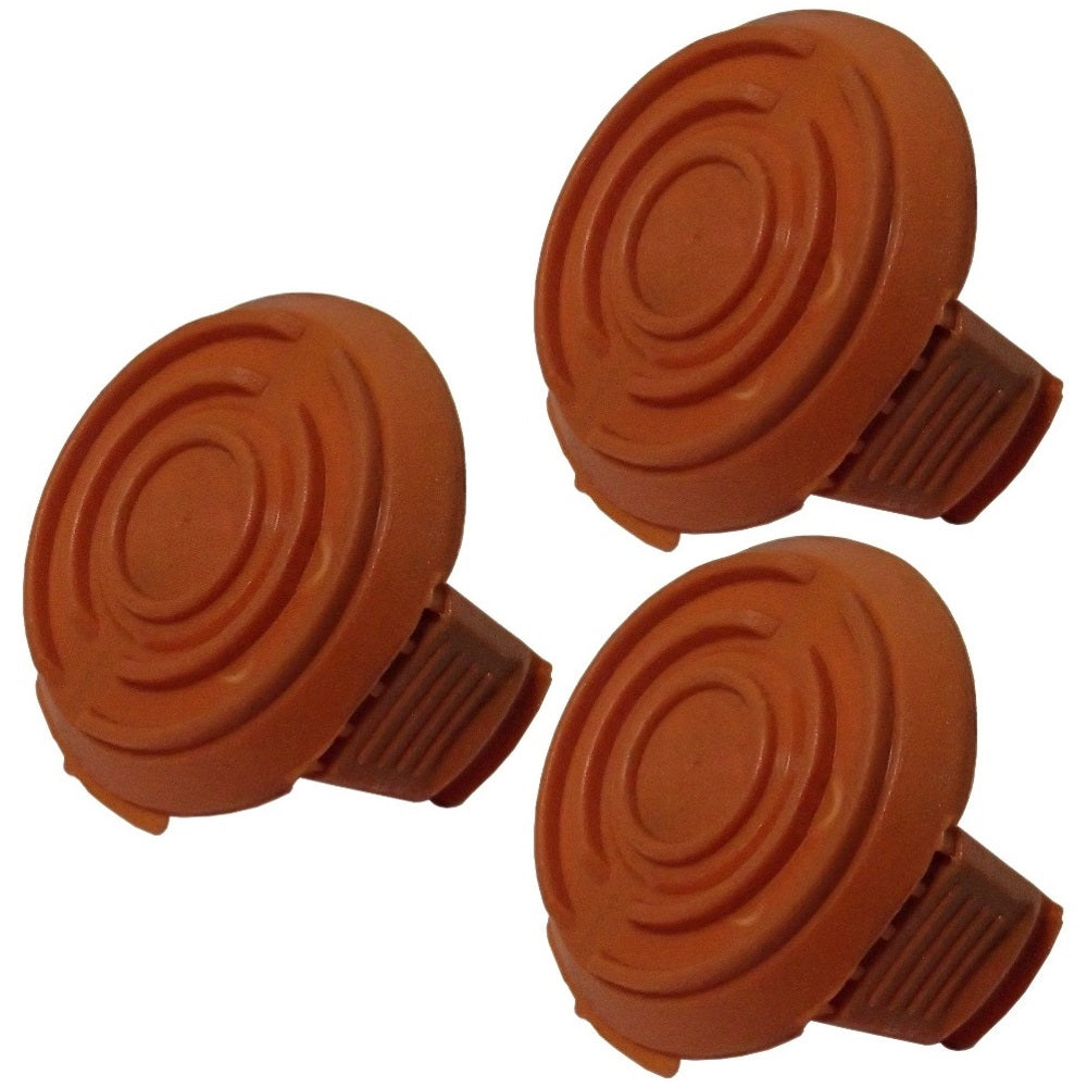 Set of 3 Trimmer Spool Cap Fits Worx WG170 WG160 WG180 WG150 Trimmer