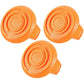 Set of 3 New Trimmer Spool Cap Fits WORX WG150 WG151 WG151 WG152 WG153 WG157