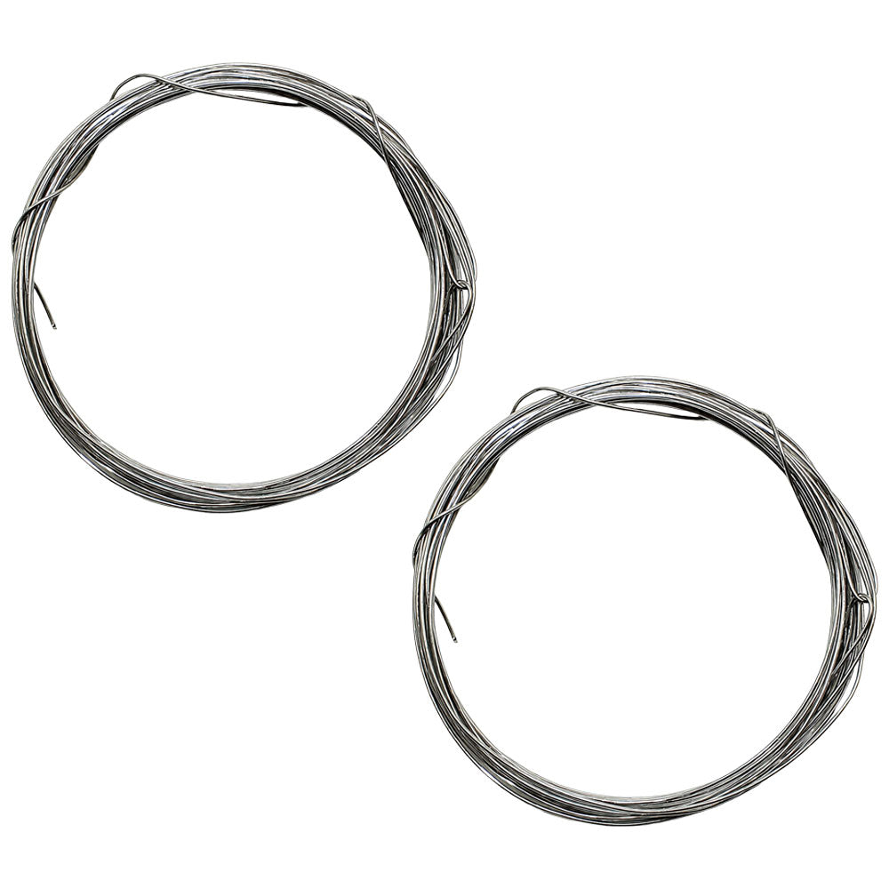 SNARE-Steel Qty 2: Stainless Steel Snare Wire (25 ft) Fits Universal Products