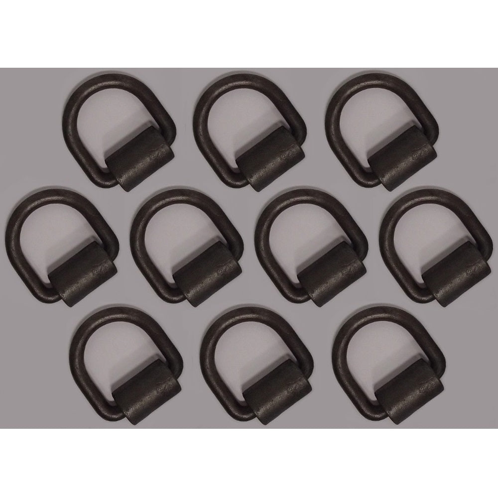 DR050-WLD Qty 10: 1/2" Weld On D-Ring Fits Universal Products