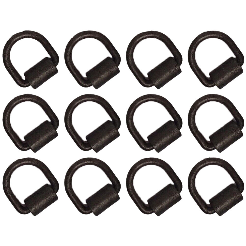 DR050-WLD Qty 12: 1/2" Weld On D-Ring Fits Universal Products