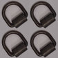 DR050-WLD Qty 4: 1/2" Weld On D-Ring Fits Universal Products