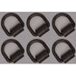 DR050-WLD Qty 6: 1/2" Weld On D-Ring Fits Universal Products