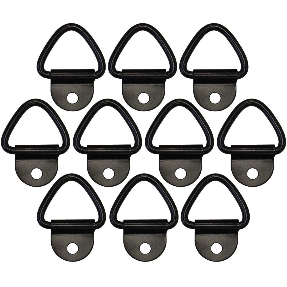 1000116 Qty 10: 1/4" Bolt On D-Ring Fits Universal Products