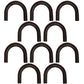 DRING Qty 10: 1/2" Weld-On Loop Style D-Ring Fits Universal Products
