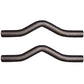 (2) Steel Weld On Safety Chain Connection Loops 3/8" For Trailers