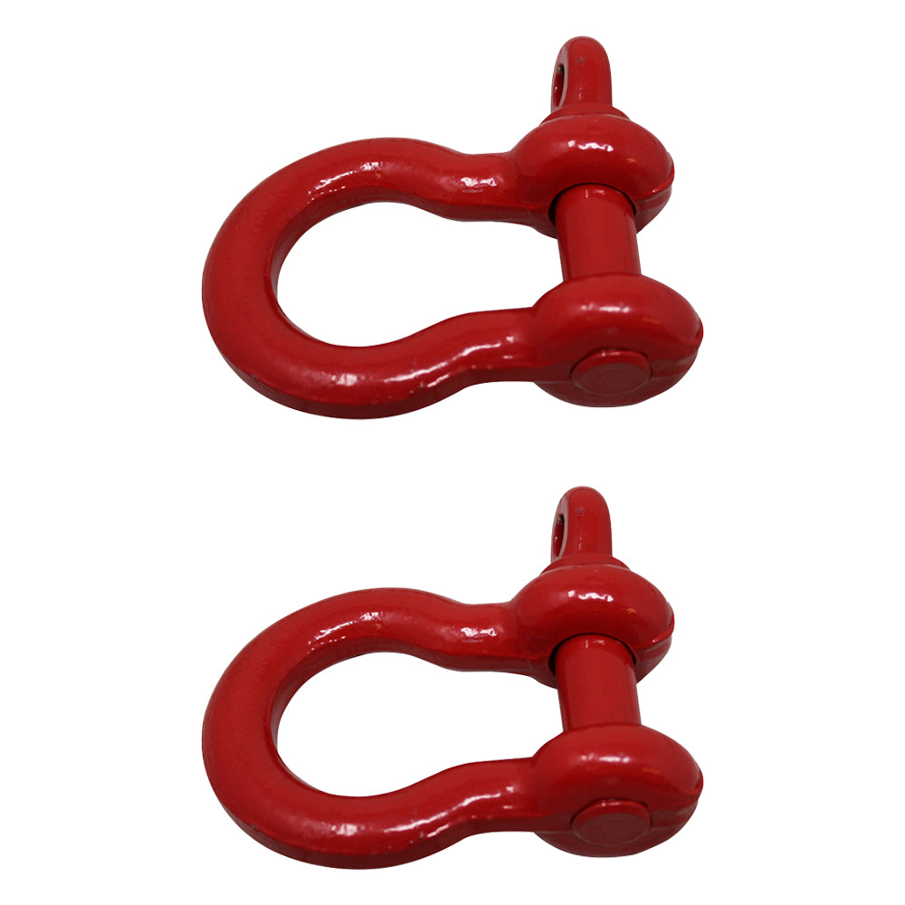 Two New .75" Shackle D-Rings (with Pins) for Rope Cable Chain Rigging 3-1/4 WLL