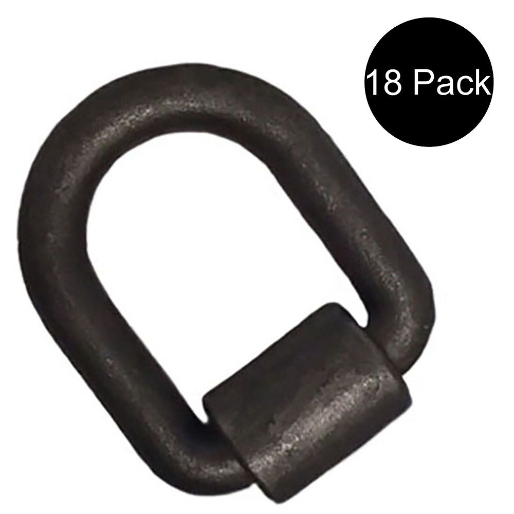 8 DR100L Qty 18: 1" Weld On D-Ring Fits Universal Products Various