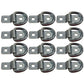 SR15 Qty 12: 3/8" Bolt-on D-Ring Fits Universal Products
