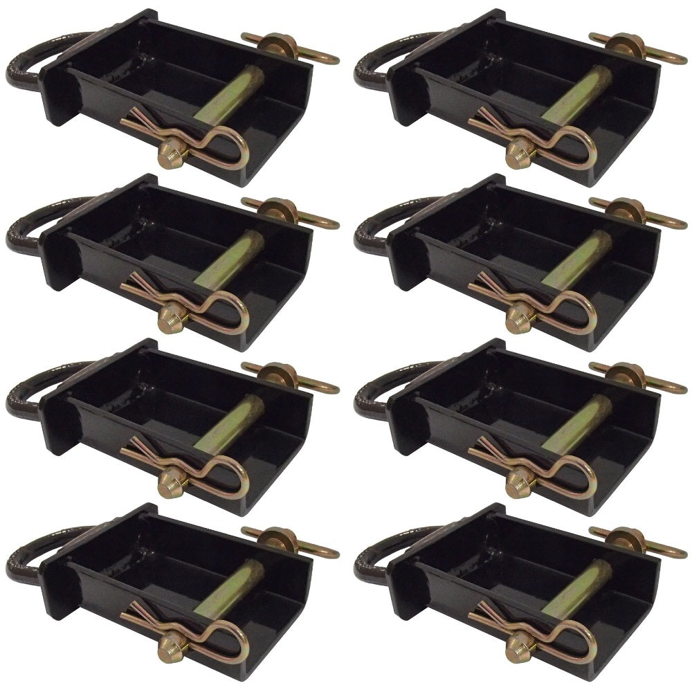 Qty 8: Removable Stake Pocket D-Rings Fits Universal Products Replaces PK-SPTD
