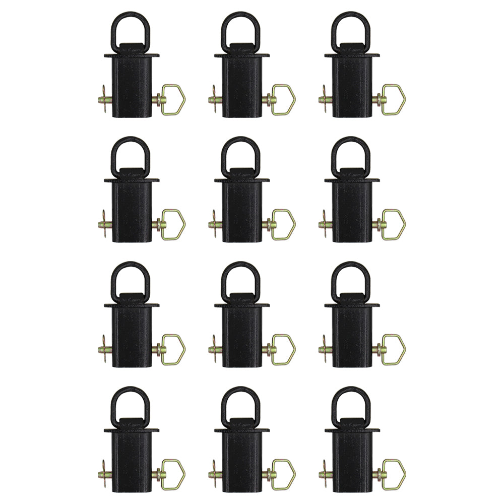 Twelve D-Ring Stake Pockets Removable Transport Trailer Tie Down Anchor Point