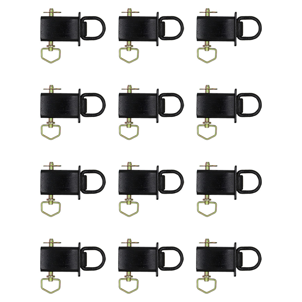 Qty 12: Removable Stake Pocket D-Ring
 Fits Universal Products Replaces PK-SPTD