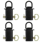 (4) 1/2" Thick D-Ring Pocket Tie Downs Removable 12,000 MBS for Stake Pockets