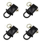 (4) 1/2" Thick D-Ring Pocket Tie Downs Removable 12,000 MBS for Stake Pockets