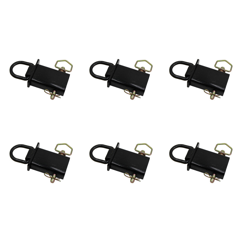 Qty 6: Removable Stake Pocket D-Ring Fits Universal Products Replaces PK-SPTD