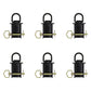 (6) D-Ring Stake Pockets Removable for Trailer Tie Down Transport Anchor Point