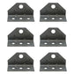 6 Top Angle Galvanized Swivel Top Angle Brackets for Bunk Brackets Boat Trailer