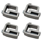 (4) New Heavy Duty ALUMINUM MOUNTING CLAMP for Truck Cap Topper Camper RV Rail