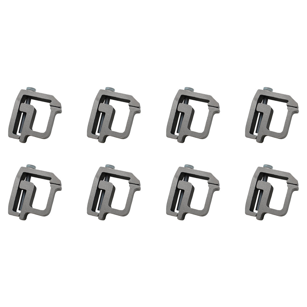 (Pack of 8) Aluminum Truck Cap Mounting Clamp for Laventure OTK20-0291 OTK200291