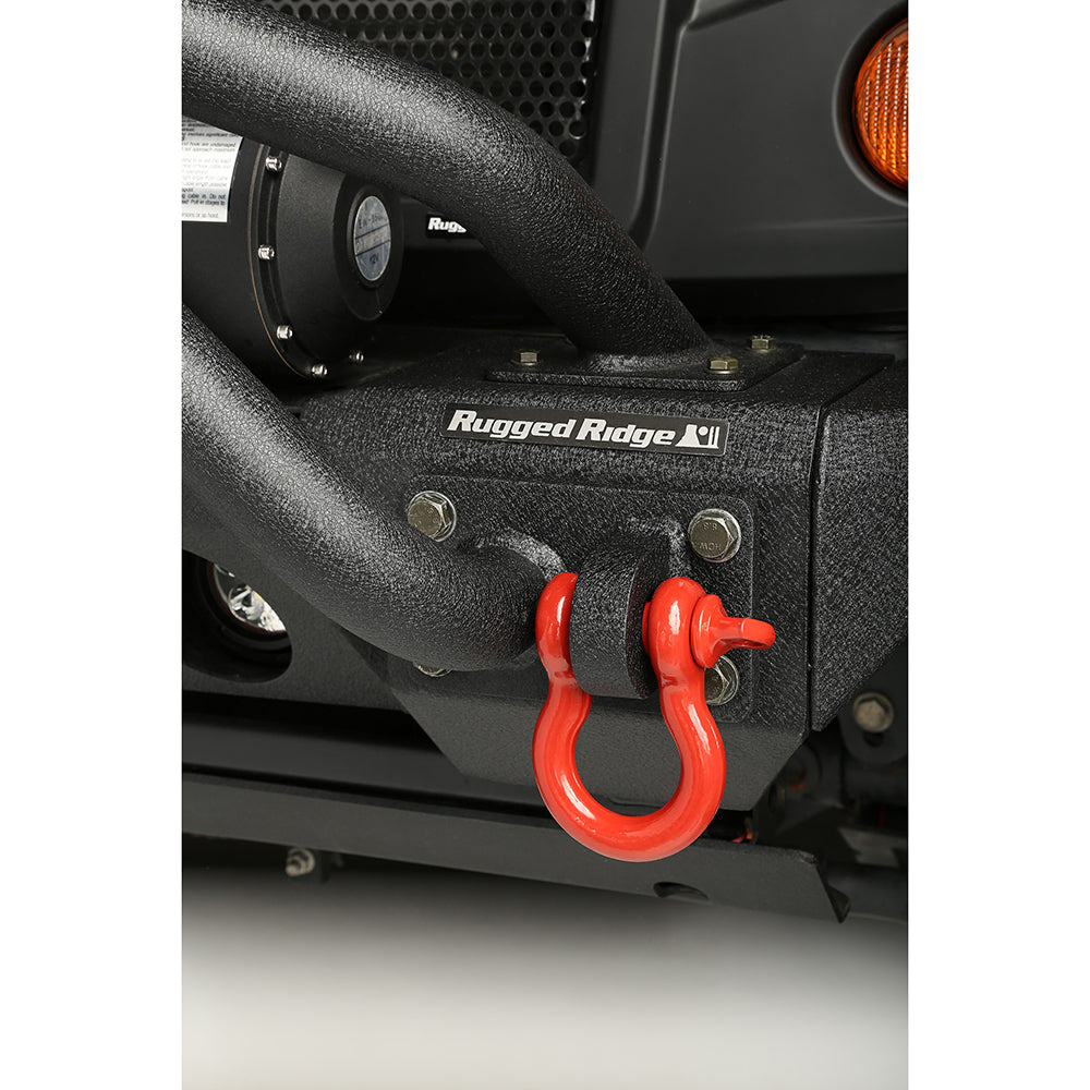 One 3/4" Red 4.75 Ton D-Ring Bow Shackle Heavy Duty for 4x4 ATV RV Bumper