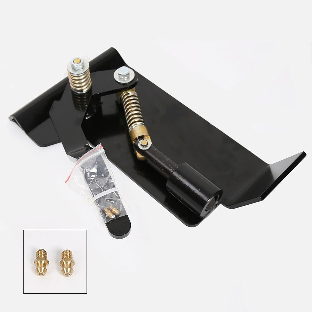 1/4" 5/16" 3/8" 1/2" Skid Steer Loader Mount Plate Bucket Quick Tach Attachment