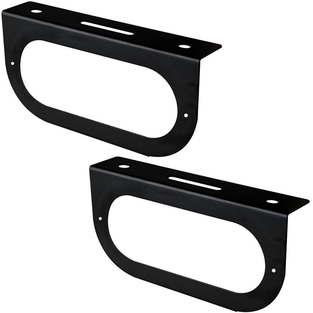 421-09 Qty 2: 6" Oval Light Mounting Bracket Fits Universal Products