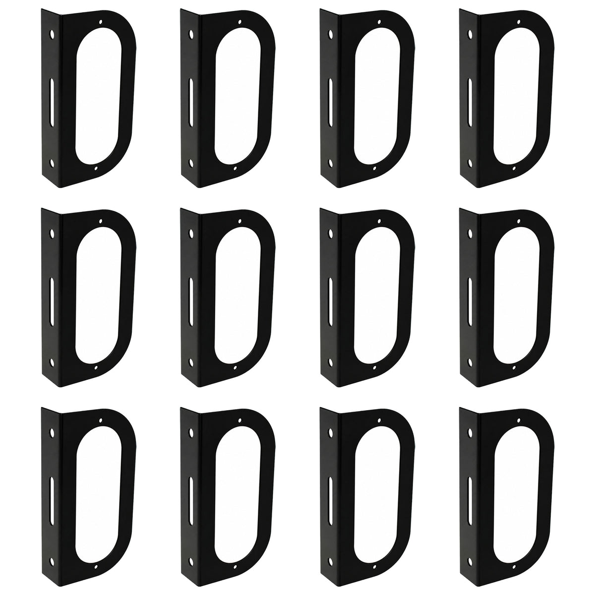 421-09 Qty 12: 6" Oval Light Mounting Bracket Fits Universal Products