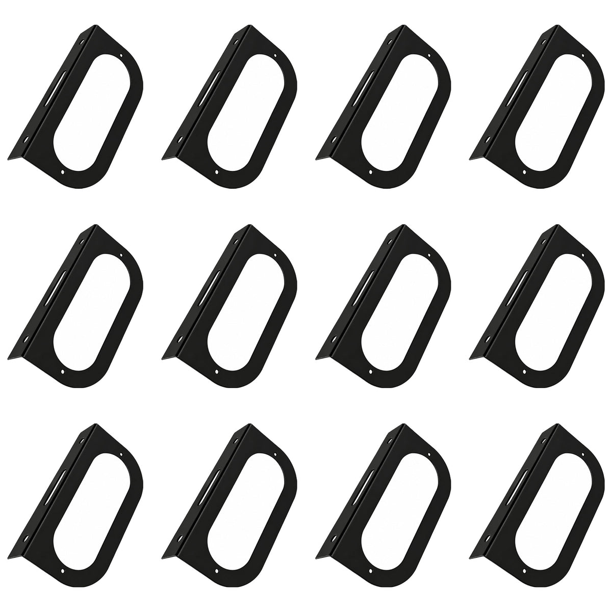 421-09 Qty 12: 6" Oval Light Mounting Bracket Fits Universal Products