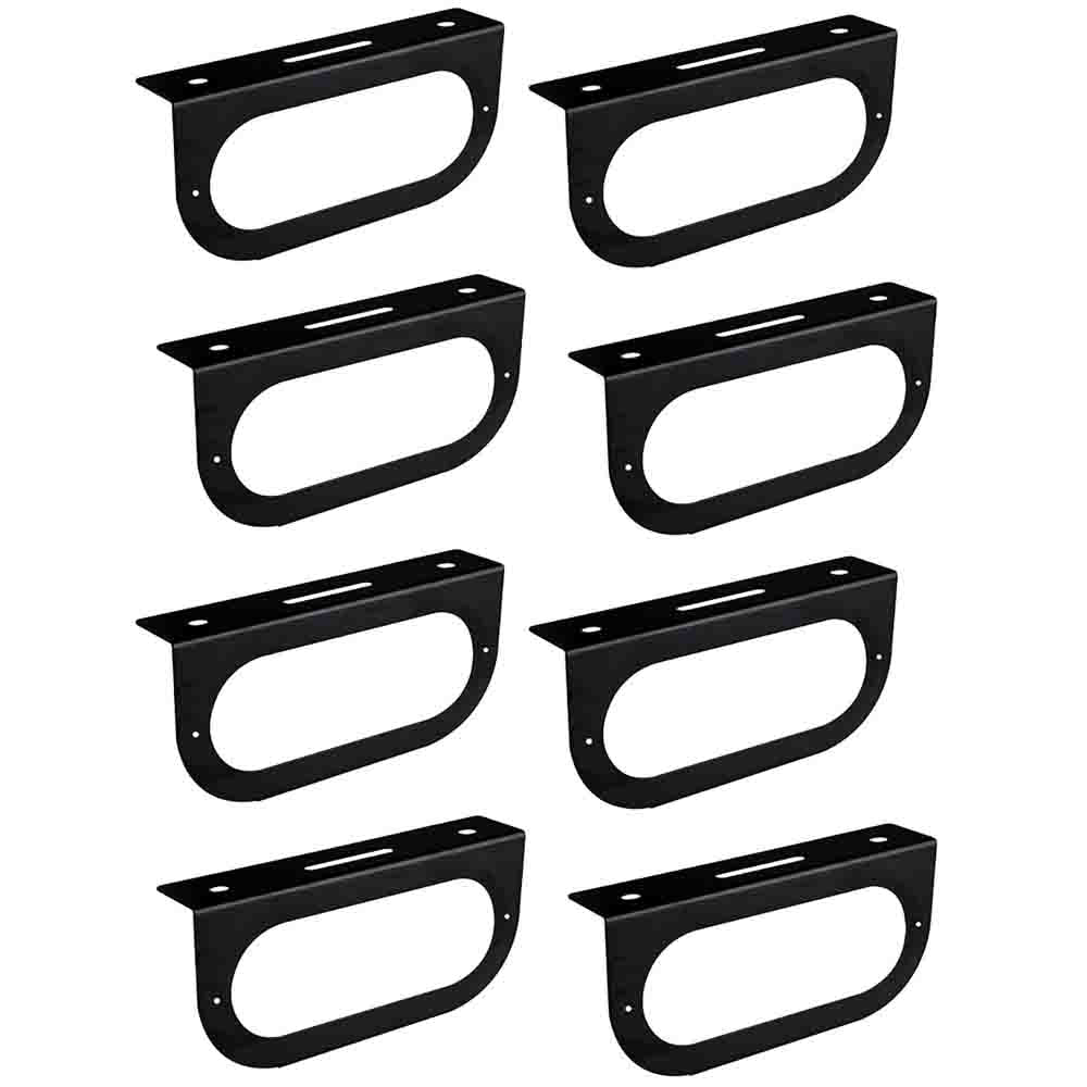421-09 Qty 8: 6" Oval Light Mounting Bracket Fits Universal Products
