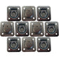 10 pk Flush Mount Recessed Ring Trailer Cargo Tie Down Control D-Rings 6000 lbs.